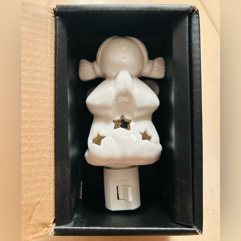 Angel Praying Porcelain Night Light